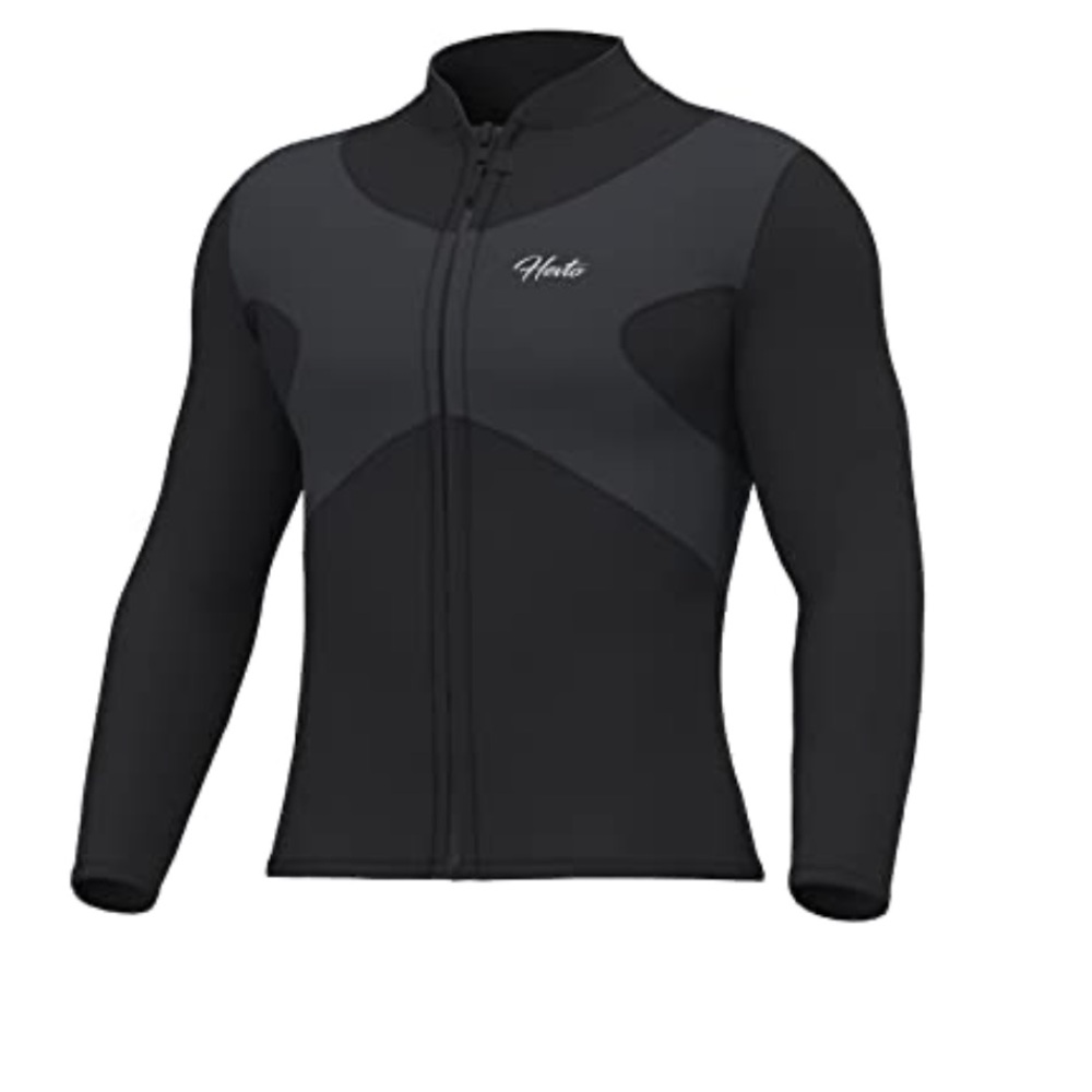 NWT Hevto Unisex Long Sleeve Wet Suit Jacket, Size Kid’s Large
